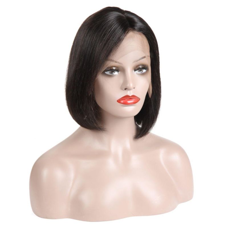 Kbeth Straight Human Hair Wig Water Friendly Regular Size Available in Stock Customied 2021 Fashion Sexy Straight Short Remy HD Lace Front Wigs for Femme