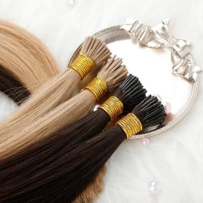 Wholesale I-Tip Human Hair I Tip Hair Extensions Straight.