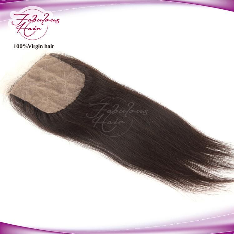Brazilian Human Virgin Hair Lace Closure 4*4 with Straight Hair