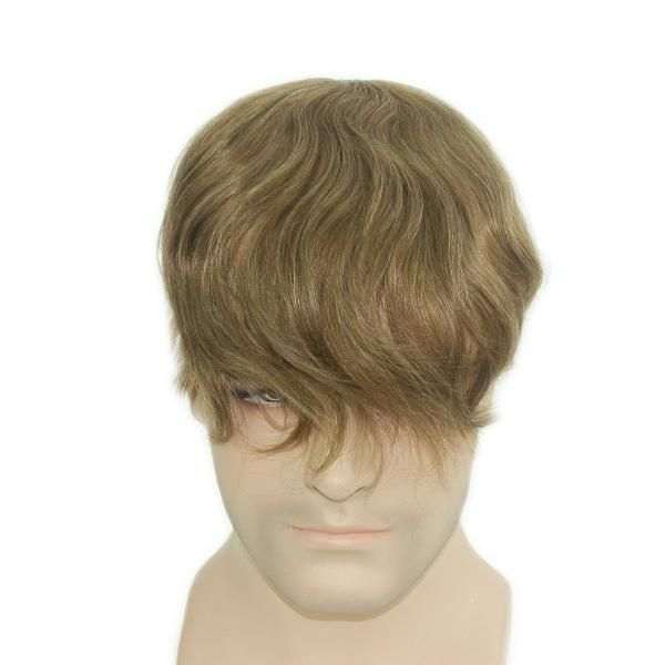 Lw106 French Lace Hair Front with Fine Welded Mono Toupee for Men