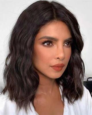 12inch Brown Middle Part Wigs for Women