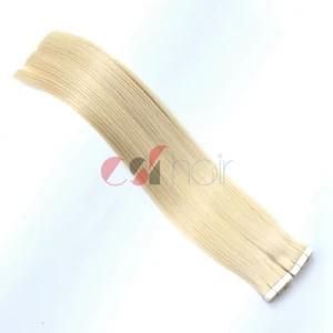 Virgin Brazilian Cuticle Aligned Human Hair Tape in Hair Extension #613 (Beach blonde)