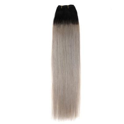 Human Virgin Hair Best Quality Hair Weave Ombre Color Hair Weft