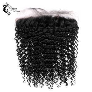 13X4 Swiss Lace Frontal Deep Wave Brazilian Virgin Human Hair Frontal