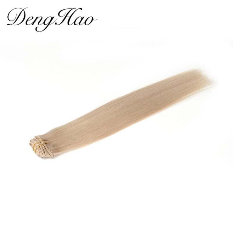 High Quality 100% Virgin Remy Hair Clip in Hair Extension
