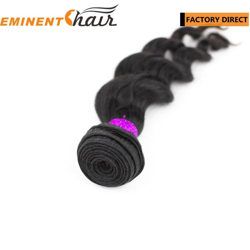 Brazilian Hair Natural Black Wavy Human Hair Extensions