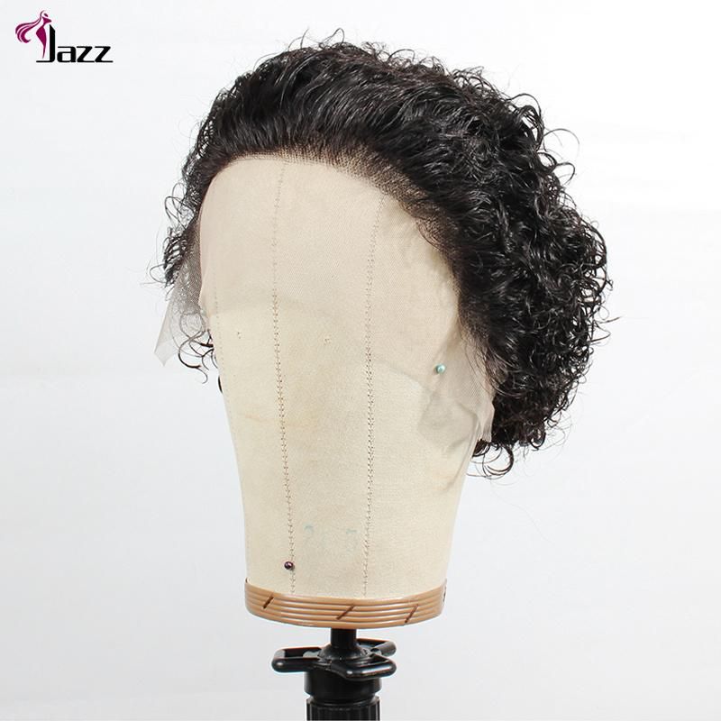 Loose Water Wave Short Pixie Cut Lace Front Human Hair Wig Curly Brazilian Bob Lace Frontal Pixie Curls Wig for Black Women