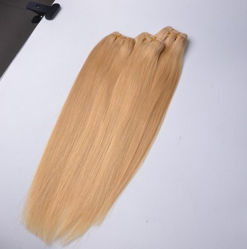 Good Quality Silk Straight Synthetic Hair Clips in Hair Extensions