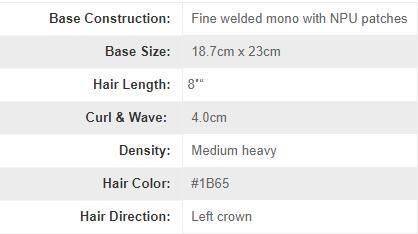 Mono Lace with PU Custom Made Human Hair Men Wig