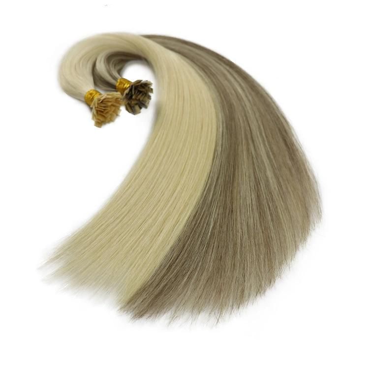 12A 100% Unprocessed Raw Cuticle Aligned Human Hair Flat Tip Hair Extension