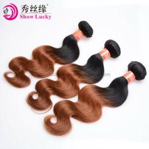 Hot Sale Hair Style Grade 10A Ombre Human Hair Weaving 1b/30 3 Bundles Peruvian Virgin Hair Body Wave