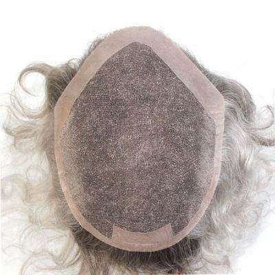 Lw1732 Chinese Factory Grey Hair Piece