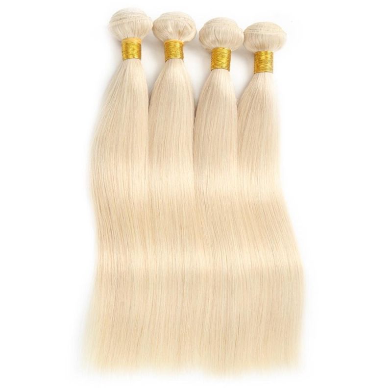 High Quality Raw Brazilian Human Hair 613 Silky Straight Bundle