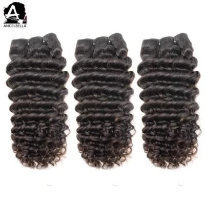 Angelbella Hot Fashion Indian Human Hair Double Drawn Hair Weaving Bundles