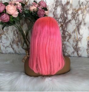 Wholesale Virgin Hair Brazilian Short Bob Culorful Hair Full Lace Human Hair Lace Wig