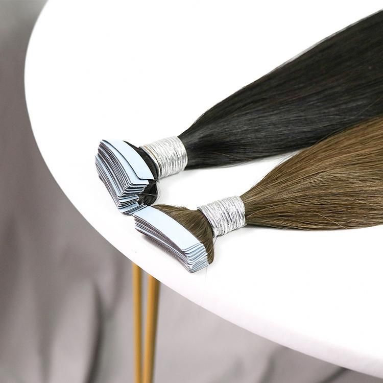 12A Virgin Unprocessed Hair Straight Tape in Hair Extensions