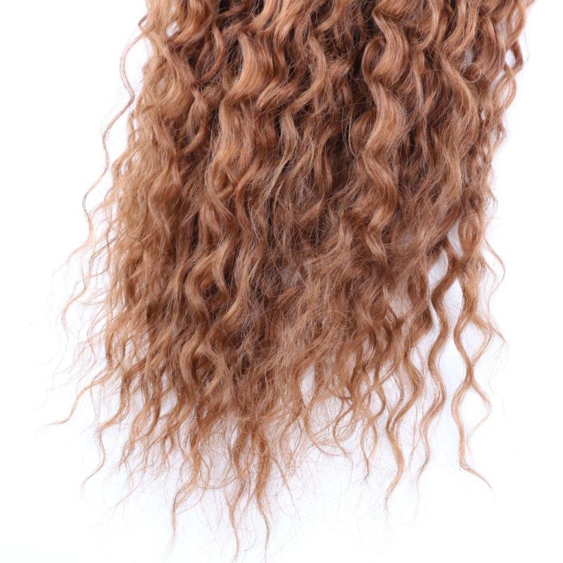 30" Women Drawstring Long Straight Synthetic Claw Clip Woman Extension Ponytail