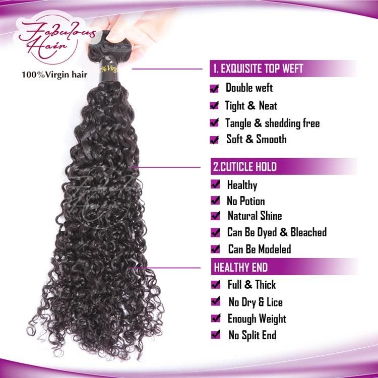 Best Wholesale Brazilian Natural Virgin Human Hair Bundles Curly
