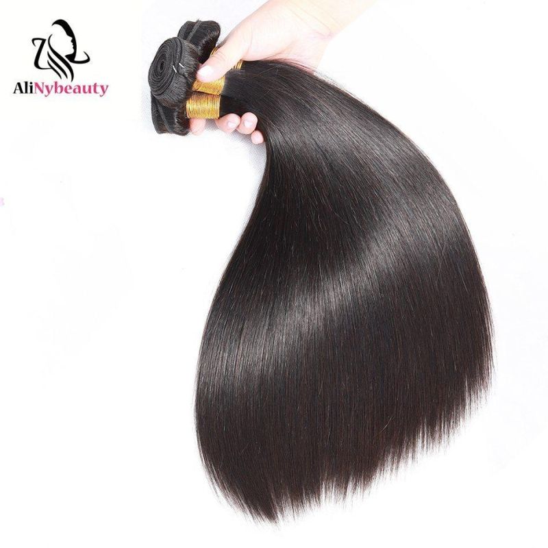 Wholesale Alinybeauty Straight Hair Bundle Raw Brazilian Human Hair Vendor