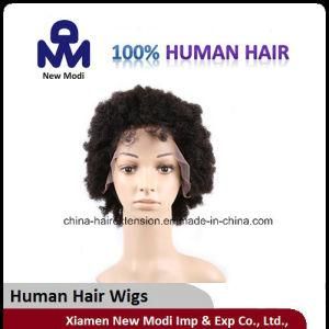 Afro Kinky Curl Glueless Natural Hairline Full Lace Wig