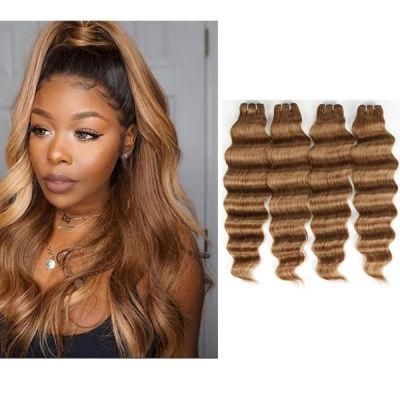 Wholesale Price Peruvian Virgin Remy Hair Weft Loose Deep Brown Color