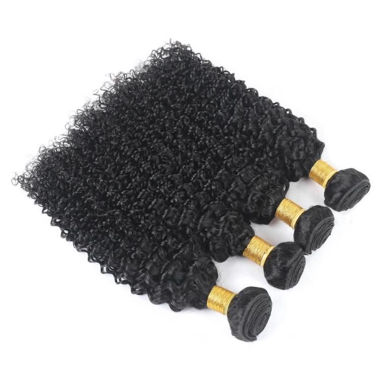Non Remy Kinky Curly Human Hair Bundles Brazilian Hair Weaves Wholesale