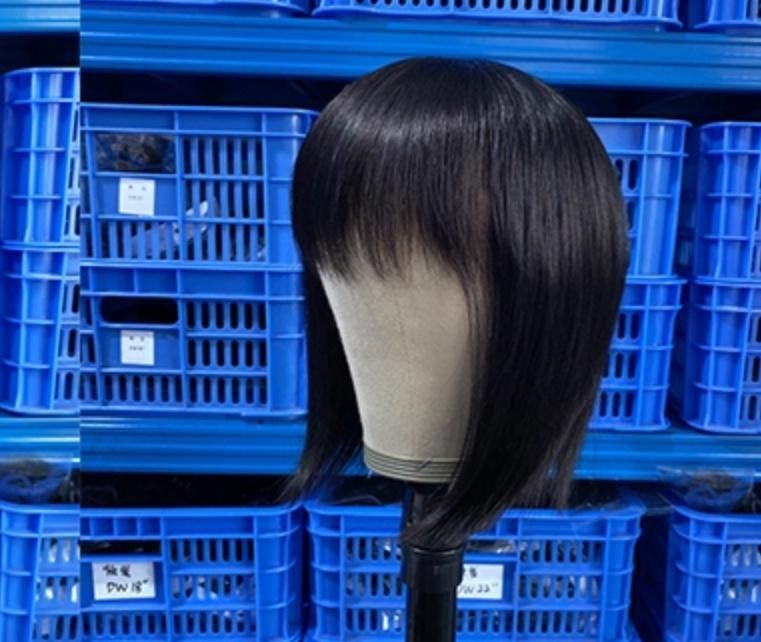 Large Stock for Black Friday 1b/613 Blonde Machine Made Human Hair Wigs 8-14 Inch Glueless Bob Short Wig Black Women