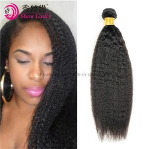 Factory Price Unprocessed Wholesale Remy Kinky Straight Yaki Texture Virgin Cambodian Human Hair Bundles
