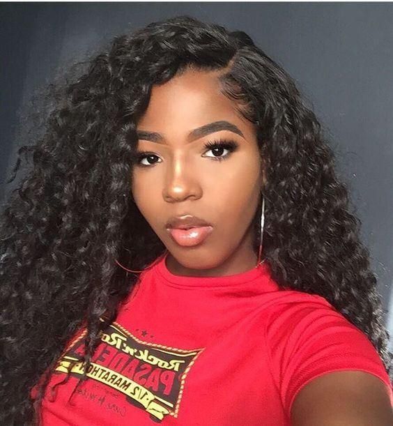 Kbeth Human Hair Extension 8A Brazilian Kinky Curly Virgin Hair 3 Bundles Wet and Wavy 100% Unprocessed Weave Weft Extensions 95-105g/PC Natural Black Color