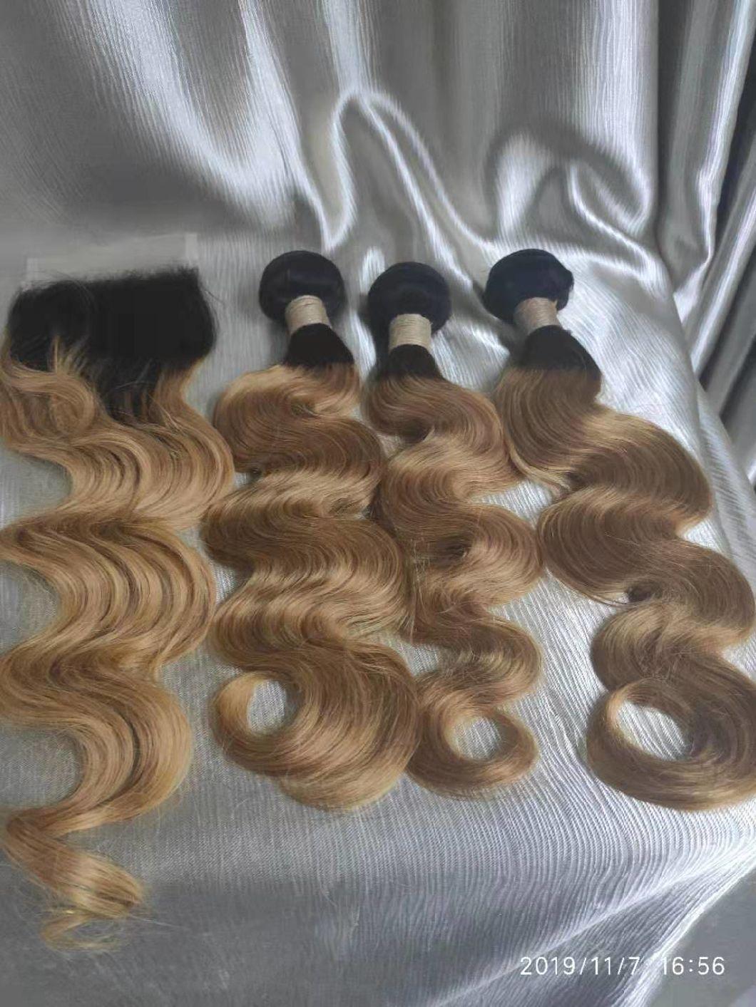 Mink Brazilian Human Hair Blonde Colored Hair Bundles