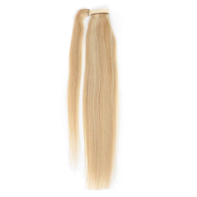 100% Unprocessed No Sheeding Clip in Human Hair Ponytail
