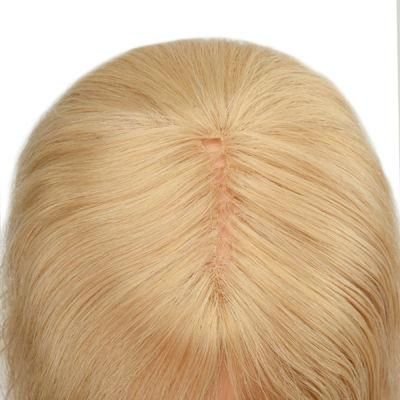 High Quality Blonde Custom Made Integration Women Hair Replacement Systems