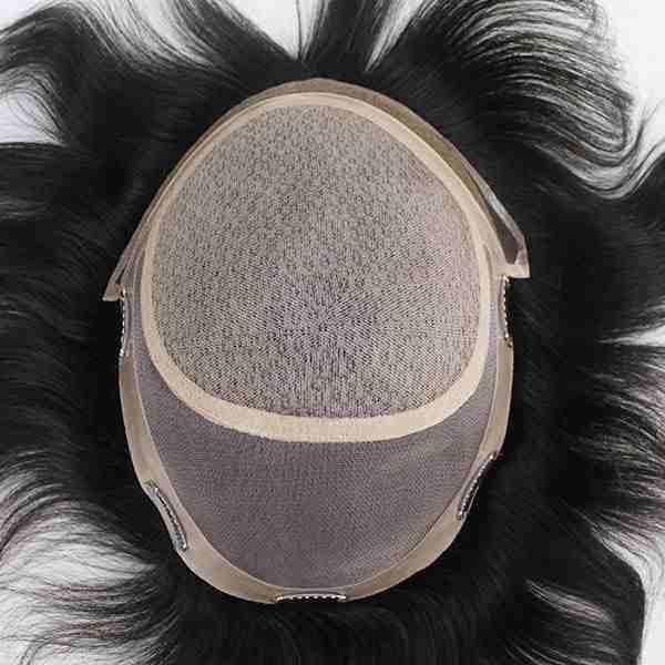 Lw4397: Durable Fine Mono Hair System with Natural Silk Top