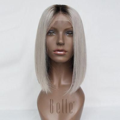 Belle Middle Parting Luxury Lace Front Wig Use Human Hair