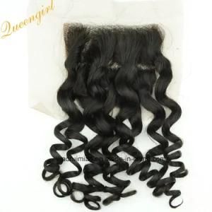 Wholesale Excellent Free Hair Products Virgin Italy Curly Brazilian Hair Closure