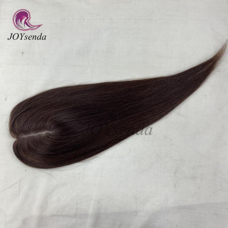 Injected Silk Base Virgin Human Hair Toppers/Women′s Topper/Hair Pieces/Hair Products for Thinning Hair