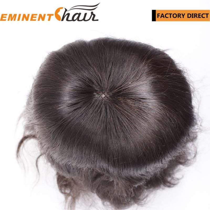 Natural Effect Remy Hair Women Integration Hair Replacement System