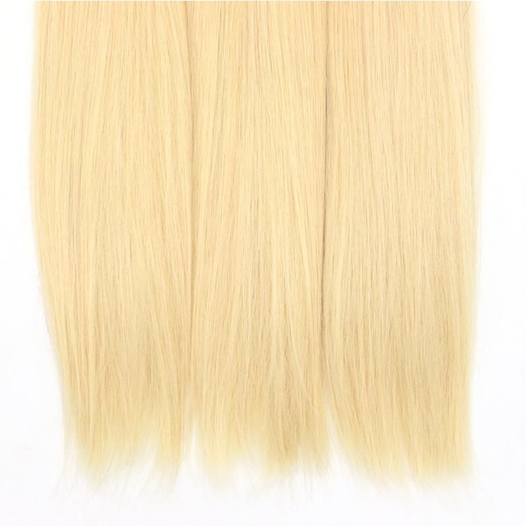 Hot Selling Brazilian Blond 613# Color Straight Human Hair Bundles