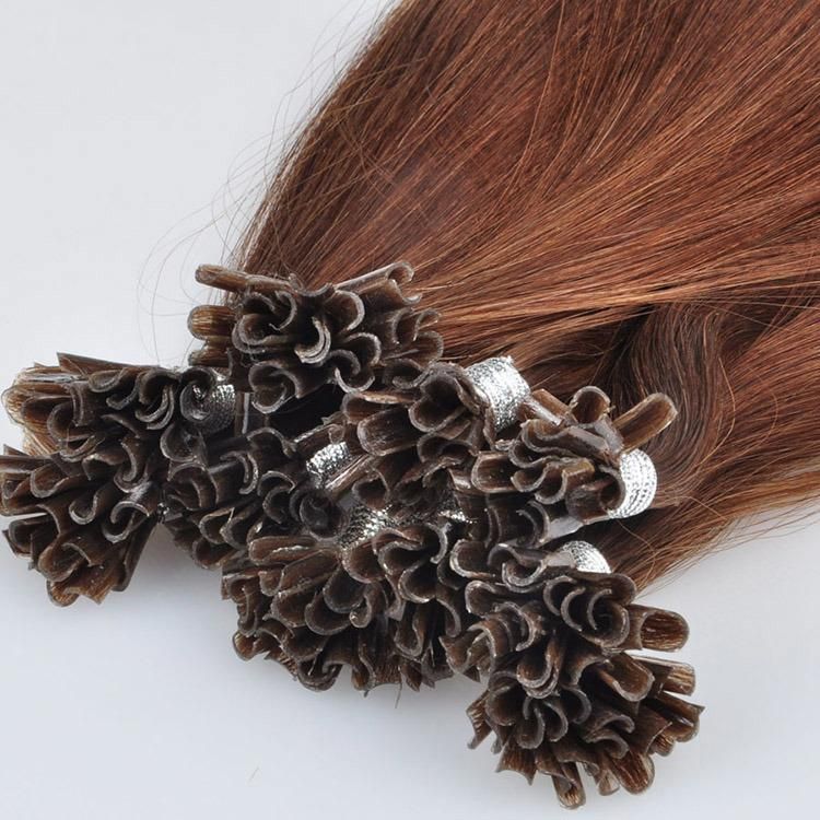 Custom Top Quality 100% Remy Pre Bonded Keratin U Tip Human Hair Extensions.