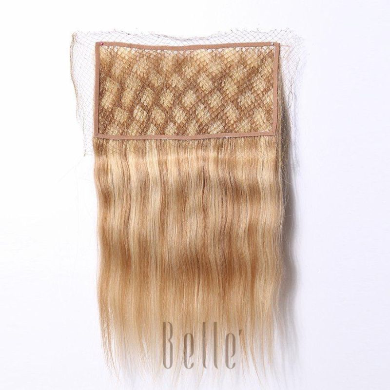 Belle Fishnet Hairpiece Hair Extension with 100% Remy Hair