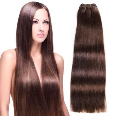 Machine Weft Double Drawn Quality 100% Virgin Straight Human Hair