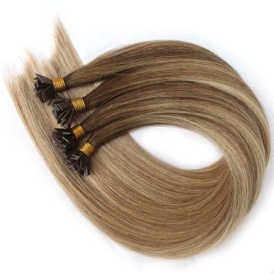 Full Cuticle I Tip Human Remy Hair Pre Bonded I Tip Hair Extension 24&prime;&prime; 50g 100g Fusion Keratin Natural Color Hair for Women