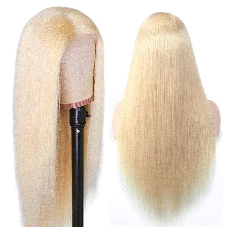 Hair Wig Top Quality 613 Blond Lace Frontal Wig Preplucked Glueless Long Human Hair Lace Frontal Wigs in Stock for Women