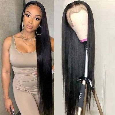 Kbeth Human Hair Wigs Long Length for Autumn and Winter Fashion Women Love Most Straight Transparent Lace Ladies Wigs China Factory Wholesale
