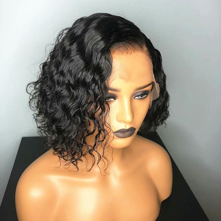 9A Glueless Full Lace Human Hair Wigs for Black Women Indian Virgin Hair Wigs Water Wave Lace Front Wigs with Baby Hair