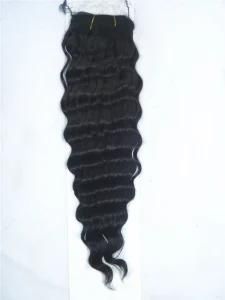 Indian Remy Deep Weave Human Hair Weaving Extension