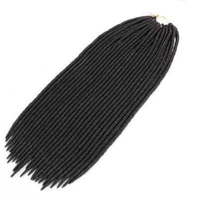 18 Inch 24 Strands Faux Locs Braids Crochet Hair Extensions Cheap Dreadlocks Afro Hair