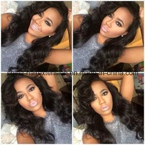 Body Wave Natural Color Human Hair Full Lace Wig
