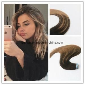 Wholesale Price Balayage Color #2#6 Tape in Remy Hair Extensions Seamless Virgin Human Hair Skin Weft Slik Straight Tape Hair