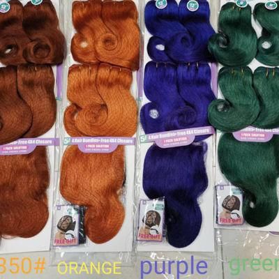 African Market Human Hair Blend Packet Hair